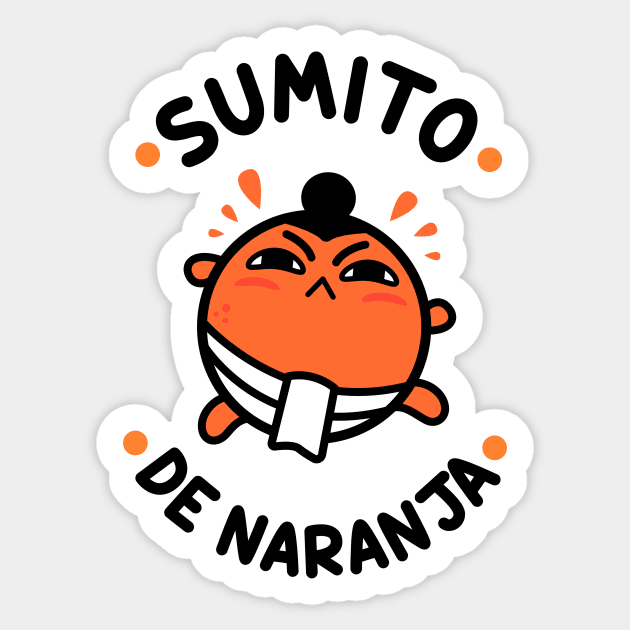 Sumito de naranjan Sticker by evasinmas